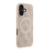 Guess PU bőr 4G Színes Gyűrűs Pánt MagSafe Tok iPhone 16 Pink - 1. kép