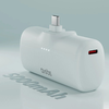 SBS EcoPower 5000 mAh 10W Powerbank beépített USB-C porttal - Szürke - 1. kép
