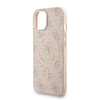 Guess PU bőr 4G Színes Gyűrűs Pánt MagSafe tok iPhone 13 Pink - 2. kép