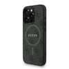 Guess PU Bőr 4G Színes Gyűrű Pánt MagSafe tok iPhone 15 Pro Max Fekete tok - 0. kép