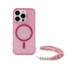 Guess IML Glitter Strap MagSafe tok iPhone 16 Pro Max Pink - 0. kép