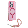 Guess IML Glitter Strap MagSafe tok iPhone 16 Pro Max Pink - 1. kép