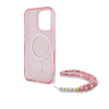 Guess IML Glitter Strap MagSafe tok iPhone 16 Pro Max Pink - 3. kép