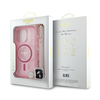 Guess IML Glitter Strap MagSafe tok iPhone 16 Pro Max Pink - 4. kép