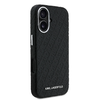 Karl Lagerfeld Grained PU Repeated Logo MagSafe tok iPhone 16-hoz Fekete tok - 2. kép