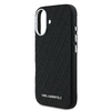 Karl Lagerfeld Grained PU Repeated Logo MagSafe tok iPhone 16-hoz Fekete tok - 3. kép