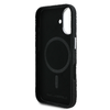 Karl Lagerfeld Grained PU Repeated Logo MagSafe tok iPhone 16-hoz Fekete tok - 4. kép