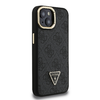 Guess PU 4G Strass Triangle Logo Stand Camera Frame MagSafe tok iPhone 14-hez fekete - 2. kép