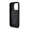 Guess PU Leather 4G Színes Gyűrűs Pánt MagSafe iPhone 15 Pro tok Fekete tok - 3. kép