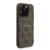 Guess PU Bőr 4G Színes Gyűrűs Szíjas MagSafe Tok iPhone 15 Pro Max Barna tok - 1. kép