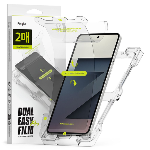 Samsung Galaxy Z Flip 7 Ringke Dual Easy Pro 2-pack átlátszó kijelzővédő fólia Samsung Galaxy Z Flip 7 Ringke Dual Easy Pro 2-pack átlátszó kijelzővédő fólia