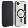  Techsuit - SmartMag Könyv Tok - iPhone 16e - Fekete tok - 0. kép