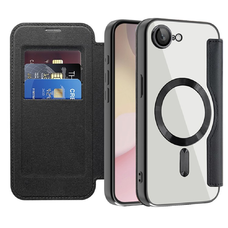  Techsuit - SmartMag Könyv Tok - iPhone 16e - Fekete tok