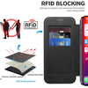  Techsuit - SmartMag Könyv Tok - iPhone 16 - Fekete tok - 3. kép