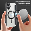  Techsuit - SmartMag Könyv Tok - iPhone 16 - Fekete tok - 4. kép