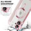  Techsuit - SmartMag könyvtok - iPhone 16 - Rózsaszín tok - 2. kép