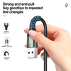 JELLICO kábel B12 Lightning 3.1A 2M Fekete - 1. kép