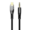 JELLICO kábel B21 Lightning - JACK 3.5MM 1.2M Fekete - 0. kép