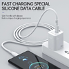 JELLICO kábel B24 USB-C - Lightning PD 30W 1M Fehér - 1. kép