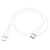 HOCO kábel X37 USB-C - Lightning PD 27W 0.5M Fehér - 1. kép