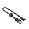 HOCO kábel X35 Lightning USB 3.1A 0.25M Fekete - 0. kép