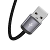 JELLICO kábel B27 USB-C 3.1A 1M Fekete - 3. kép