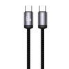JELLICO kábel B27 USB-C - USB-C PD 60W 1M Fekete - 0. kép