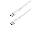 JELLICO kábel B22 USB-C - USB-C PD 100W 1M fehér - 1. kép
