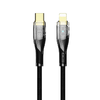 JELLICO kábel B20 USB-C - Lightning PD 30W 1M Fekete - 0. kép