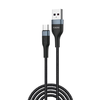 FONENG kábel X51 USB-C 3A 2M Fekete - 1. kép