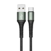 JELLICO B10 Type-C USB kábel 3.1A 1M Fekete - 0. kép