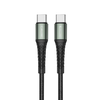JELLICO kábel B10 USB-C - USB-C PD 60W 1M Fekete - 0. kép