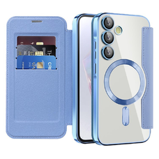  Techsuit - SmartMag könyvtok - Samsung Galaxy A35 5G - Világoskék tok