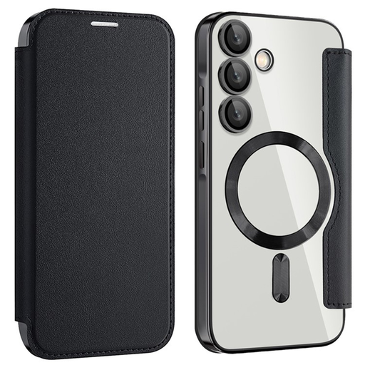 Techsuit - SmartMag Könyv Tok - Samsung Galaxy A55 5G - Fekete tok Techsuit - SmartMag Könyv Tok - Samsung Galaxy A55 5G - Fekete tok