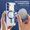  Techsuit - SmartMag Könyv Tok - Samsung Galaxy A55 5G - Kék tok - 4. kép