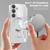  Techsuit - SmartMag Könyv Tok - Samsung Galaxy S24 - Szürke tok - 4. kép