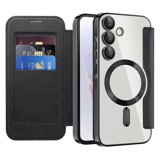 Techsuit - SmartMag Könyv Tok - Samsung Galaxy A35 5G - Fekete tok Techsuit - SmartMag Könyv Tok - Samsung Galaxy A35 5G - Fekete tok