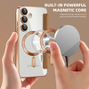  Techsuit - SmartMag Könyv Tok - Samsung Galaxy S24 - Barna tok - 4. kép