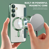  Techsuit - SmartMag Könyv Tok - Samsung Galaxy S24 - Zöld tok - 4. kép