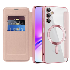  Techsuit - SmartMag Könyv Tok - Samsung Galaxy A05s - Rózsaszín tok