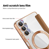  Techsuit - SmartMag Könyv Tok - Samsung Galaxy A05s - Barna tok - 1. kép