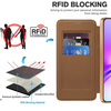  Techsuit - SmartMag Könyv Tok - Samsung Galaxy A05s - Barna tok - 3. kép