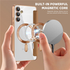  Techsuit - SmartMag Könyv Tok - Samsung Galaxy A05s - Barna tok - 4. kép