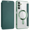  Techsuit - SmartMag Könyv Tok - Samsung Galaxy A05s - Zöld tok - 0. kép