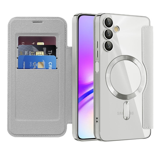 Techsuit - SmartMag Könyvtok - Samsung Galaxy A05s - Szürke tok Techsuit - SmartMag Könyvtok - Samsung Galaxy A05s - Szürke tok