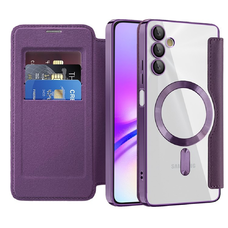  Techsuit - SmartMag könyvtok - Samsung Galaxy A05s - Lila tok
