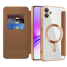  Techsuit - SmartMag könyv tok - Samsung Galaxy A05 - Barna