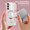  Techsuit - SmartMag könyvtok - Samsung Galaxy A15 4G / A15 5G - Rózsaszín tok - 4. kép
