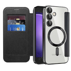  Techsuit - SmartMag Könyv Tok - Samsung Galaxy S23 FE - Fekete tok