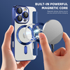  Techsuit - SmartMag Könyv Tok - iPhone 16 Pro Max - Kék tok - 4. kép
